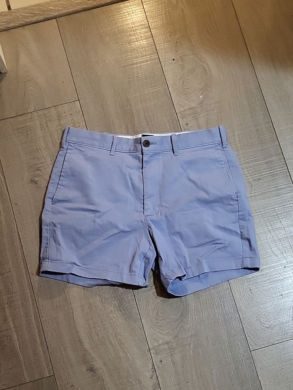 J. Crew blue Roll-Cuff Chino Shorts